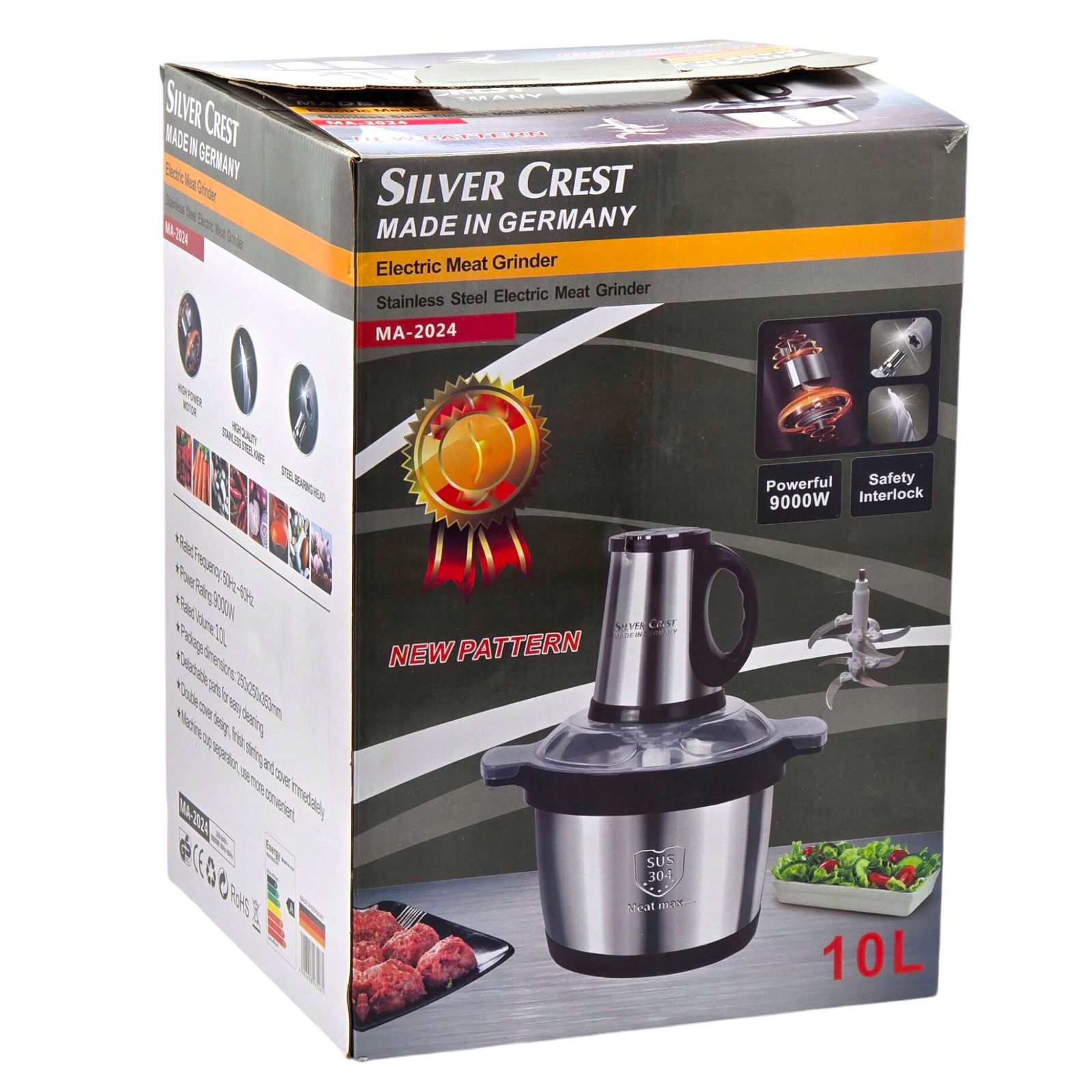 خردکن ده لیتری سیلور کرست ma 2024